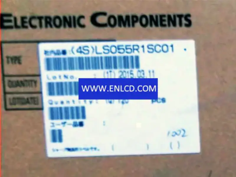LS055R1SC01 Remplacement du panneau LCD SHARP pour écran tactile