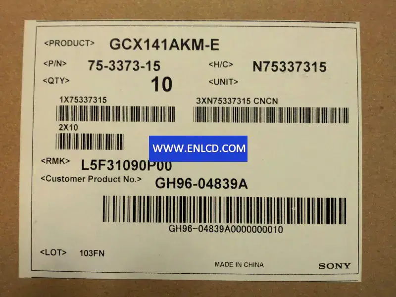 Remplacement de la dalle LCD SONY GCX141AKM-E