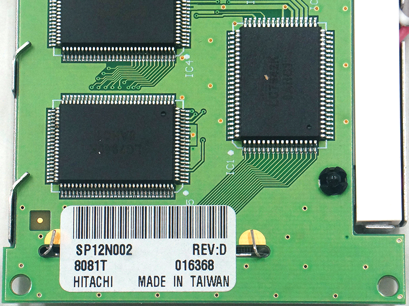Hitachi SP12N002 REV D LCD