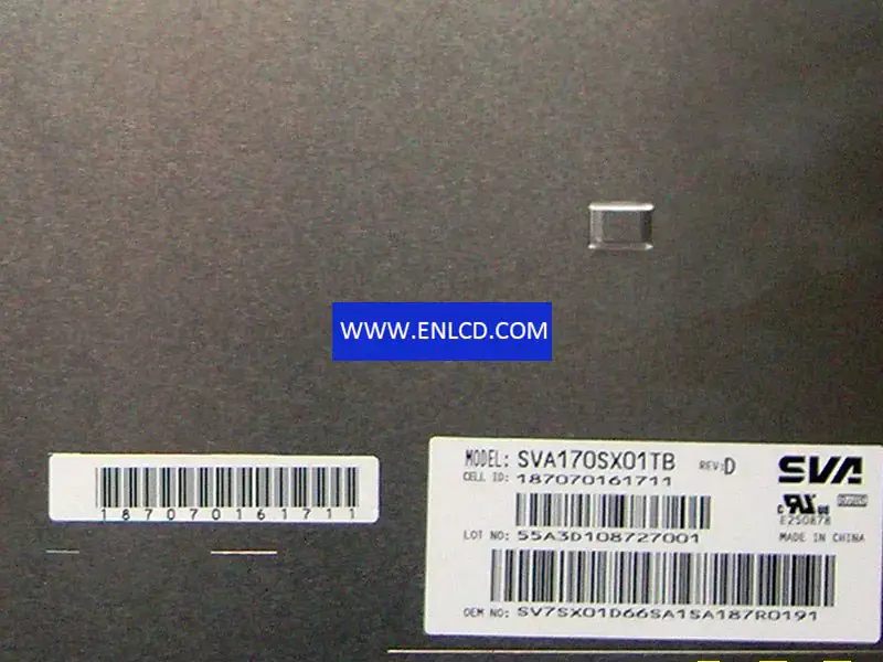 SVA170SX01TB Pannello LCD sostitutivo SVA-NEC per monitor da tavolo