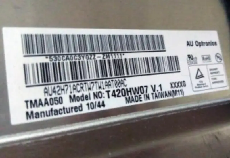 T420HW07 V1 AUO LCD panel replacement for TV Sets
