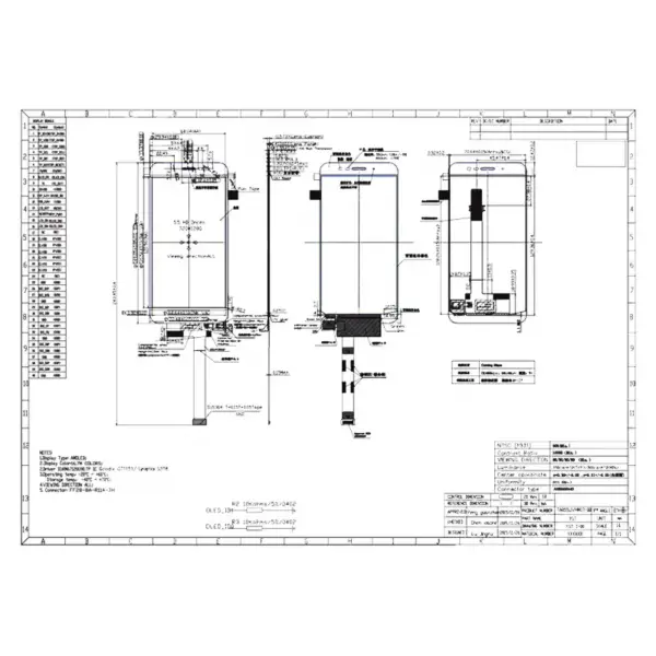 TIANMA TA055JVHM02 LCD
