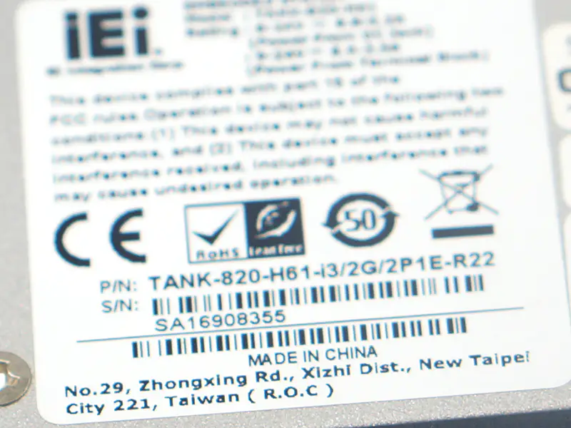 IEI TANK-820-H61 Ordinateur industriel