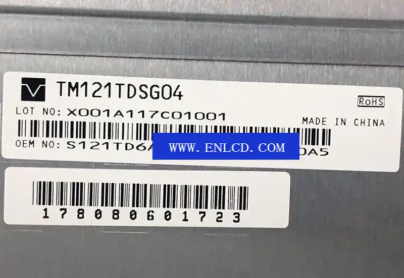 TM121TDSG04 TIANMA LCD panel replacement for Industrial Application