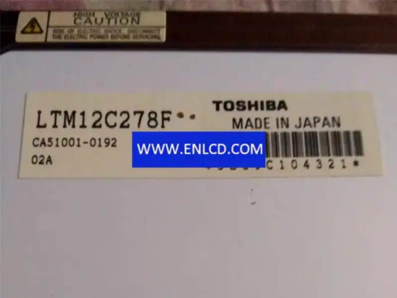 LTM12C278F Toshiba LCD panel replacement