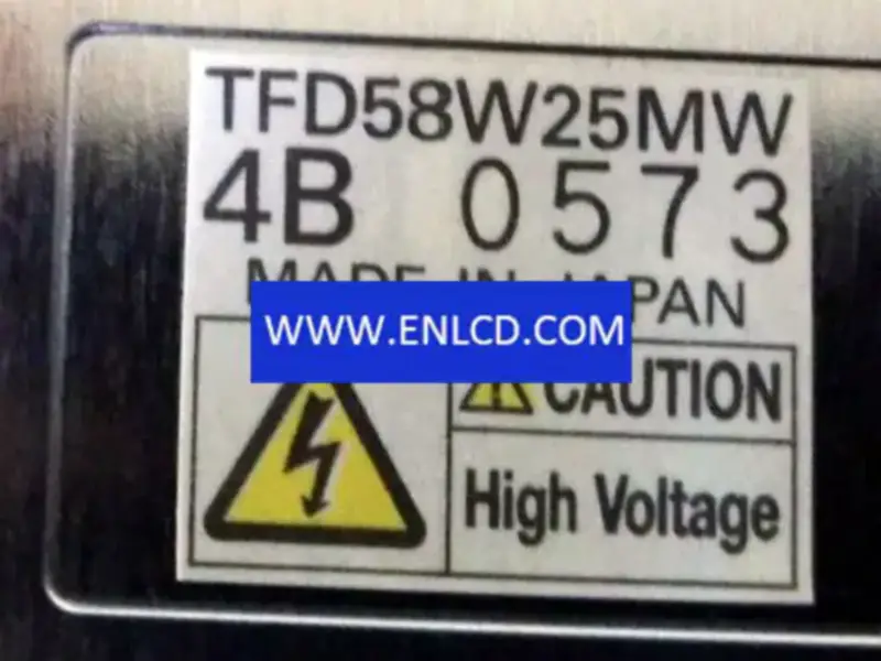 TFD58W25MW Toshiba LCD-paneelvervanging voor Automotive Display
