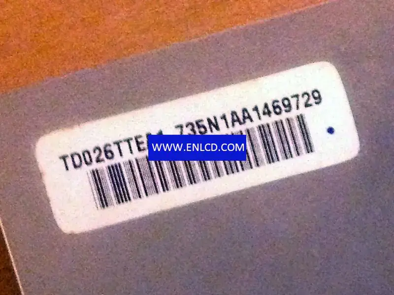 TD026TTEA1 Remplacement du panneau LCD TPO pour ordinateur de poche et PDA