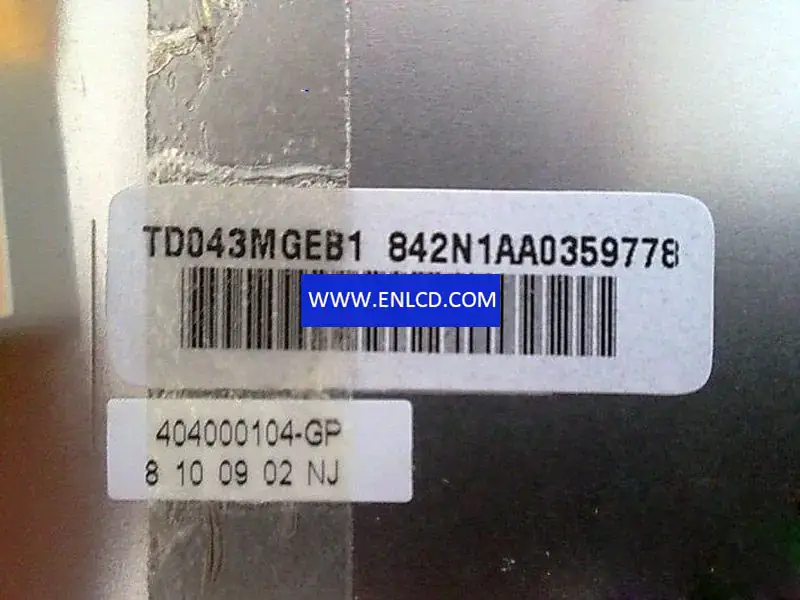 TPO TD043MGEB1 LCD