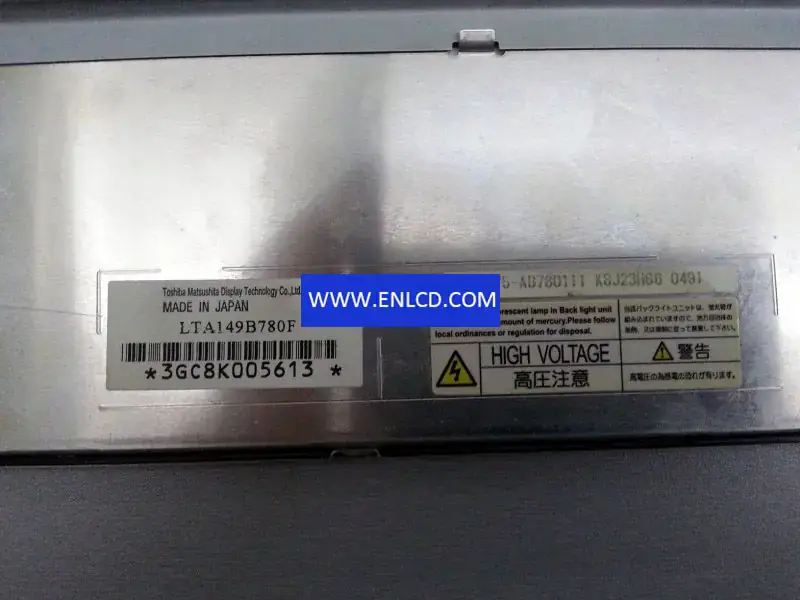 LTA149B780F Замена ЖК-панели Toshiba