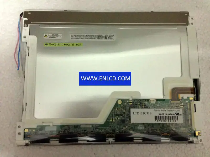 Substituição do painel LCD LTD121C31S Toshiba para aplicação industrial