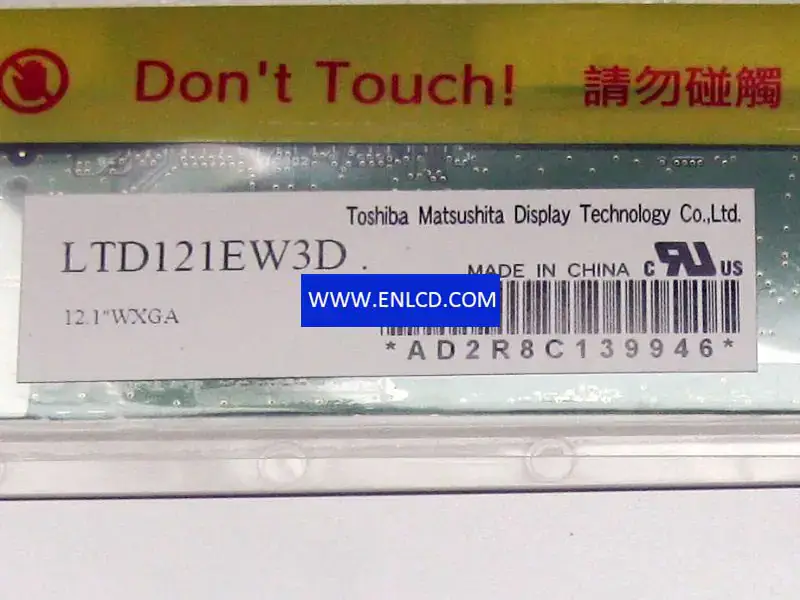 LTD121EW3D Toshiba LCD panel replacement