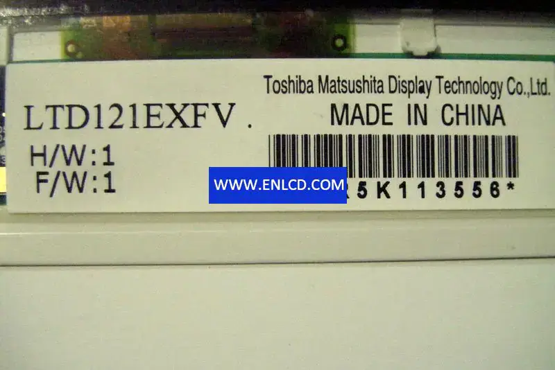 Toshiba LTD121EXFV LCD panel replacement for Laptop