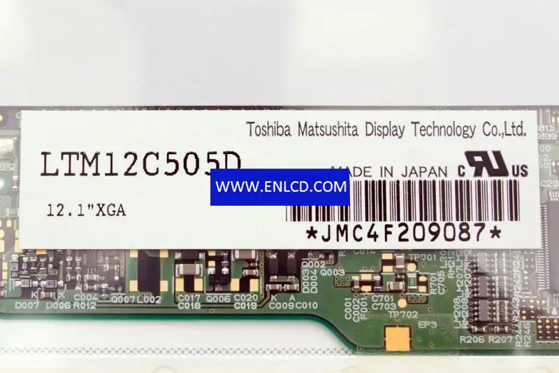LTM12C505D Toshiba LCD panel replacement for Laptop