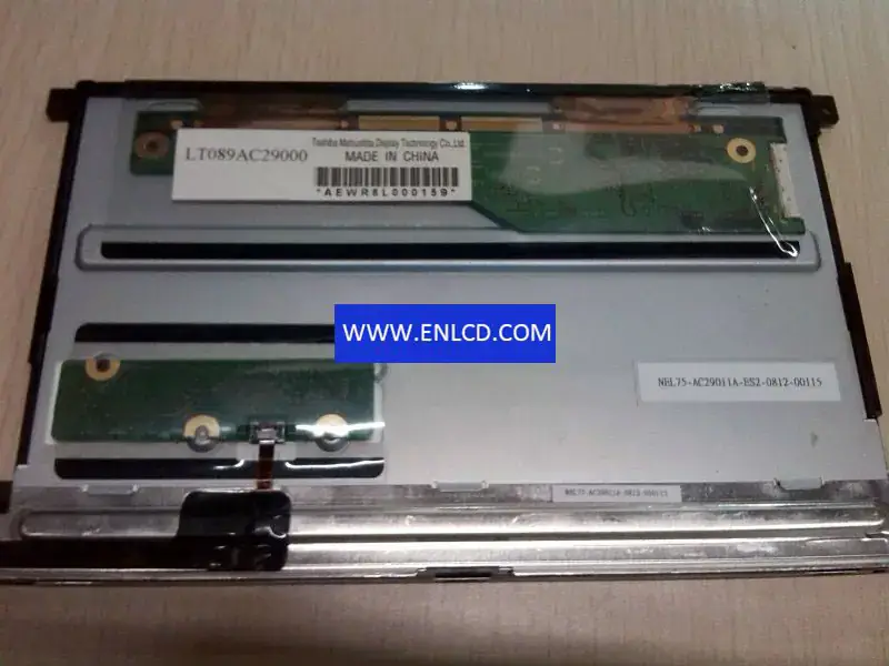 Endüstriyel Uygulama için LT089AC29000 Toshiba LCD panel değişimi