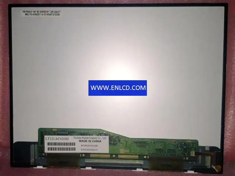 LT121AC62000 Toshiba LCD panel replacement