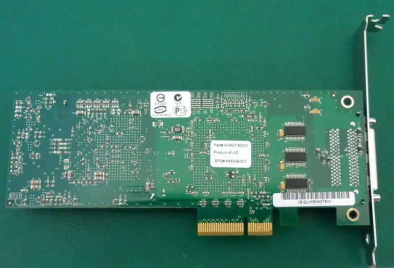 HP 445009-001 Scheda bus host (HBA) PCIe x4 U320e SCSI AH627-60001