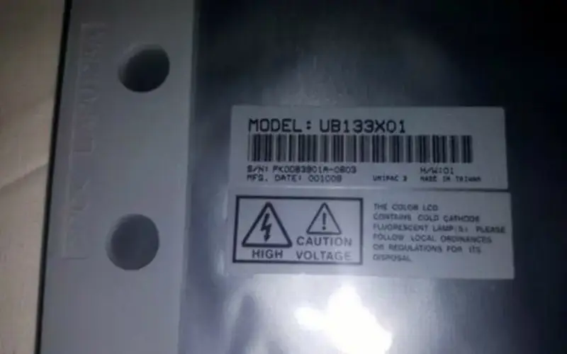 UB133X01-1 UNIPAC LCD panel replacement