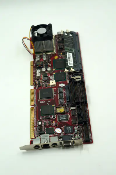 Carte mère Crystal V10308 REV. 1.2 Socket 370 Intel 440BX chipset Pentium III LAN VGA SCSI interface carte mère