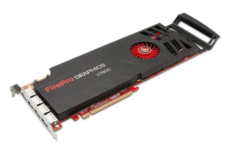 AMD FirePro V7900 2GB GDDR5 PCIe Graphics Card 4 x Display Port 4Wire 4Pin VGA