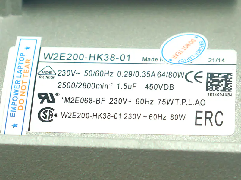 Ebmpapast W2E200-HK38-01 Fan
