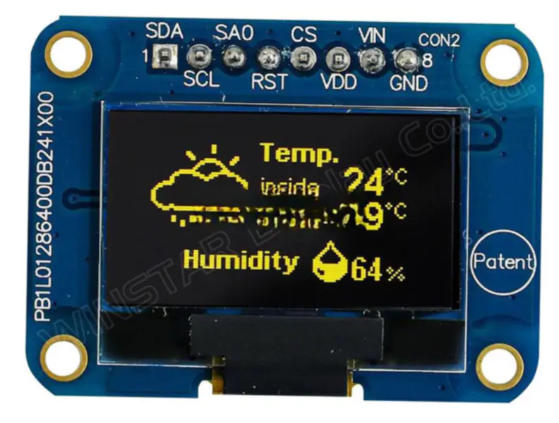 Winstar WEA012864DLPP3N00001 LCD