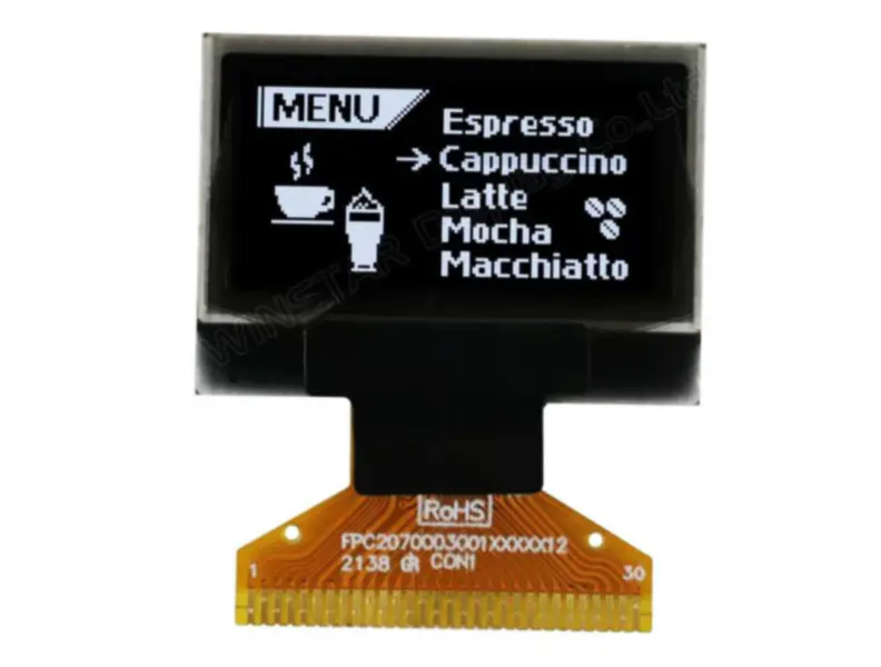 Winstar WEO012864ACWPP3N00000 LCD