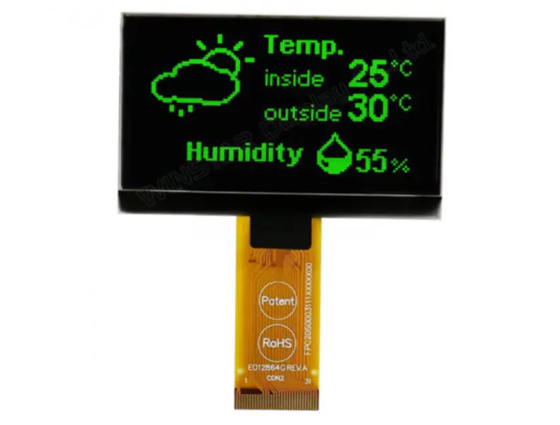 Winstar WEO012864GGPP3N00000 LCD