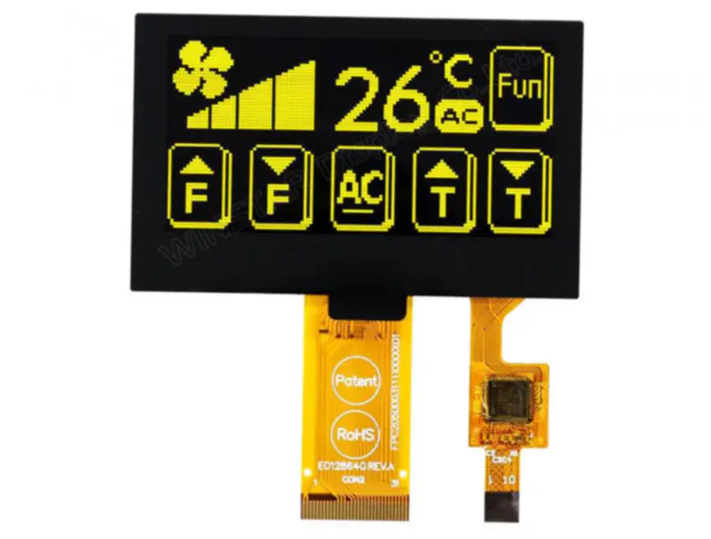 Winstar WEO012864GLPP3D00000 LCD