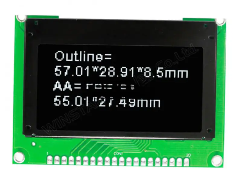 Winstar WEO012864JWPP3N00000 LCD