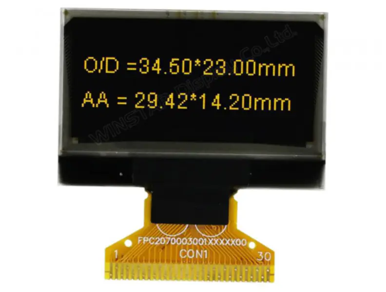 Winstar WEO012864LLAP3N00000 LCD