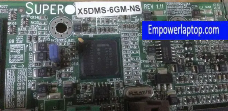 SuperMicro X5DMS-6GM-NS 604 server moederbord