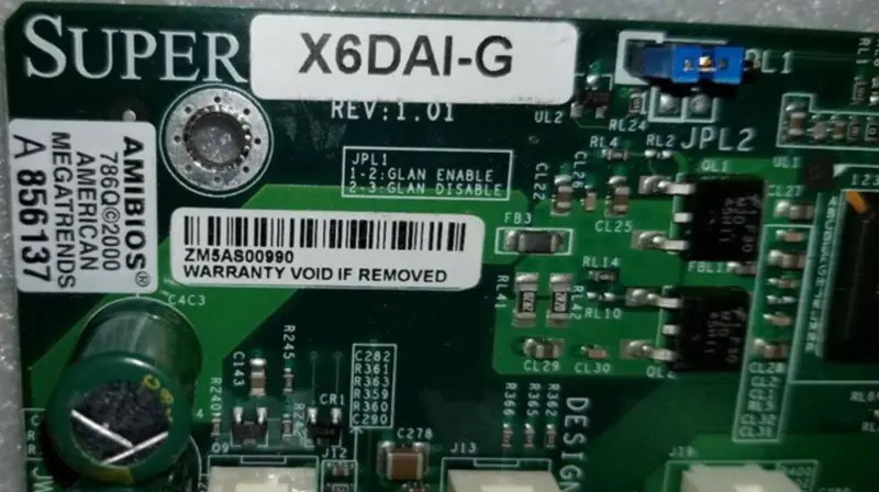 Carte mère SuperMicro X6DAI-G Socket 604 Dual Xeon 800 FSB