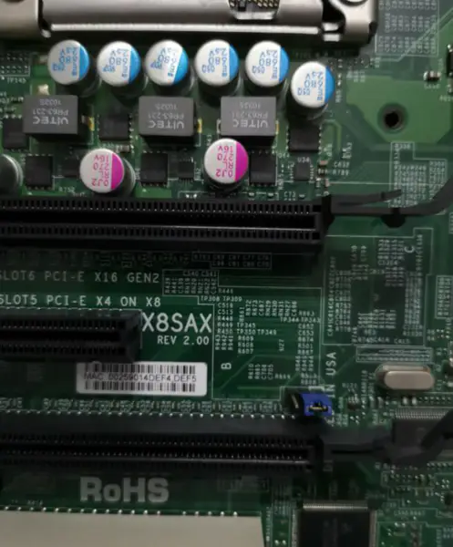 SuperMicro X8SAX REV 2.00 Server motherboard LGA 1366 X58 DDR3