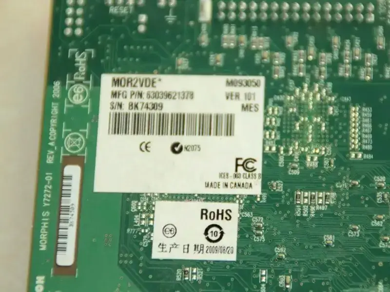 MATROX Y7272-01 DAQ-kaart