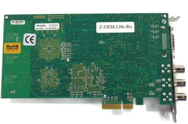 AJA KONA LHe Z-OEM-LHe-Ro Carte de capture PCIe analogique/numérique SD 8/10 bits non compressée 102035-03