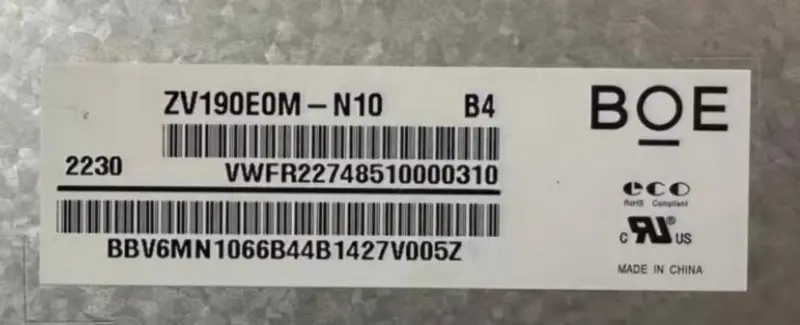 ZV190E0M-N10 BOE sostituzione del pannello LCD