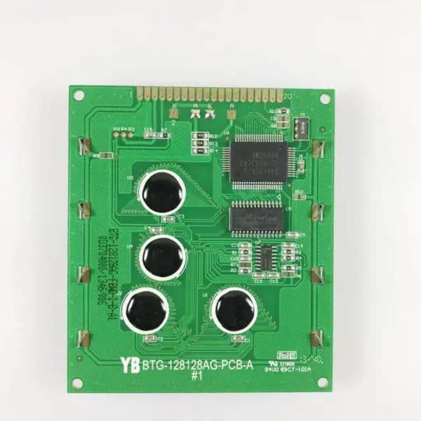 The Lcd Display Btg-128128ag-pvb-a