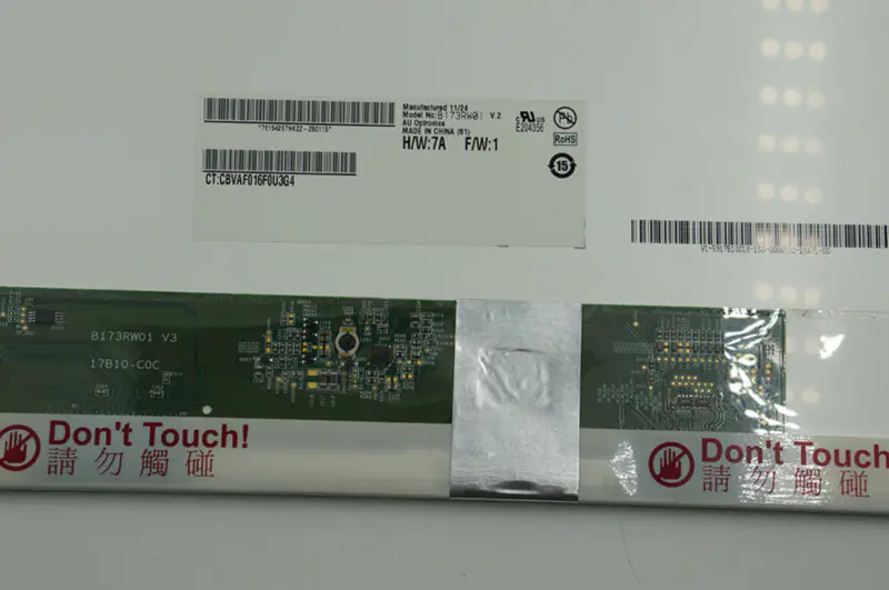 B173RW01 V.5 V2 V.4 V0 V1 LP173WD1 LTN173KT02 N173FGE-L21 L23 LTN173KT01 K01 N173O6-L02 Rev.C1 40-pin 17.3'' LCD-Bildschirm