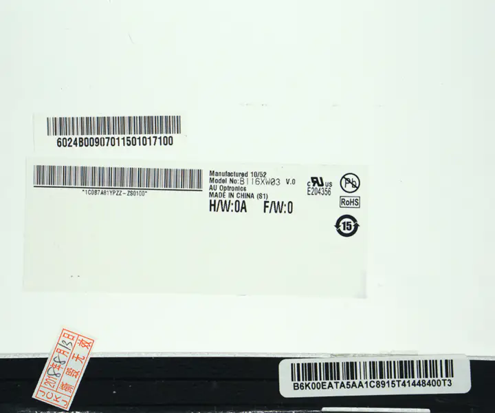 11.6 pouces LCD pour Asus 1225b N116BGE-L41 B116XW03 V.0 écran LCD
