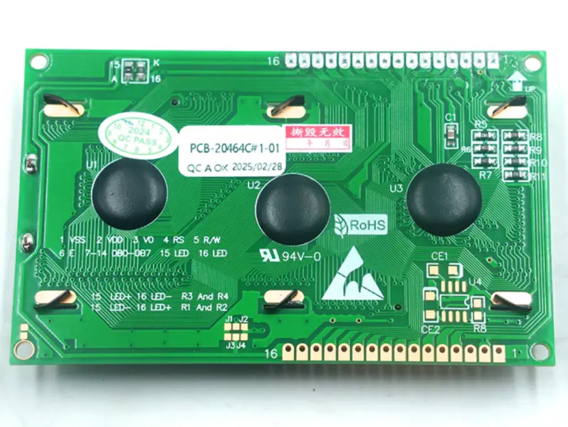 pcb-20464c#1-01 mgls20464sp LCD board