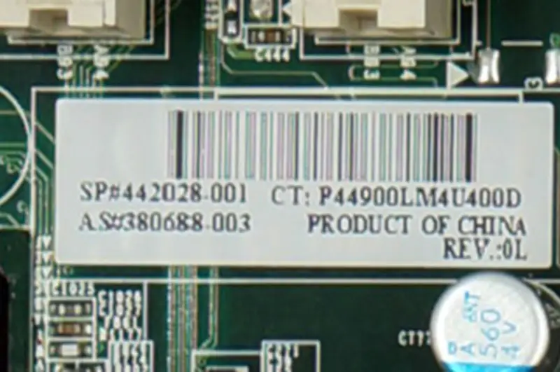 Carte mère HP 442028-001 380688-003 XW8400